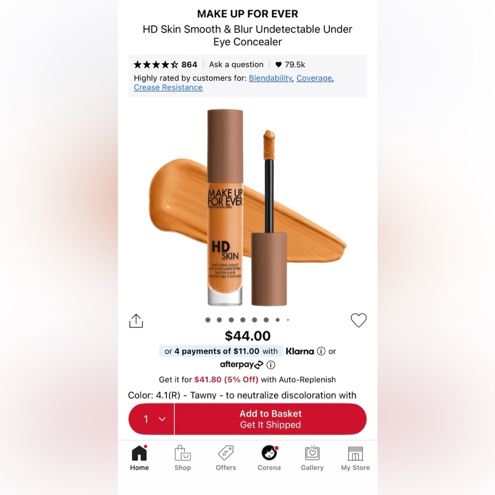 Makeup Forever Concealer Stick — 4.1 (R) Tawny Brown